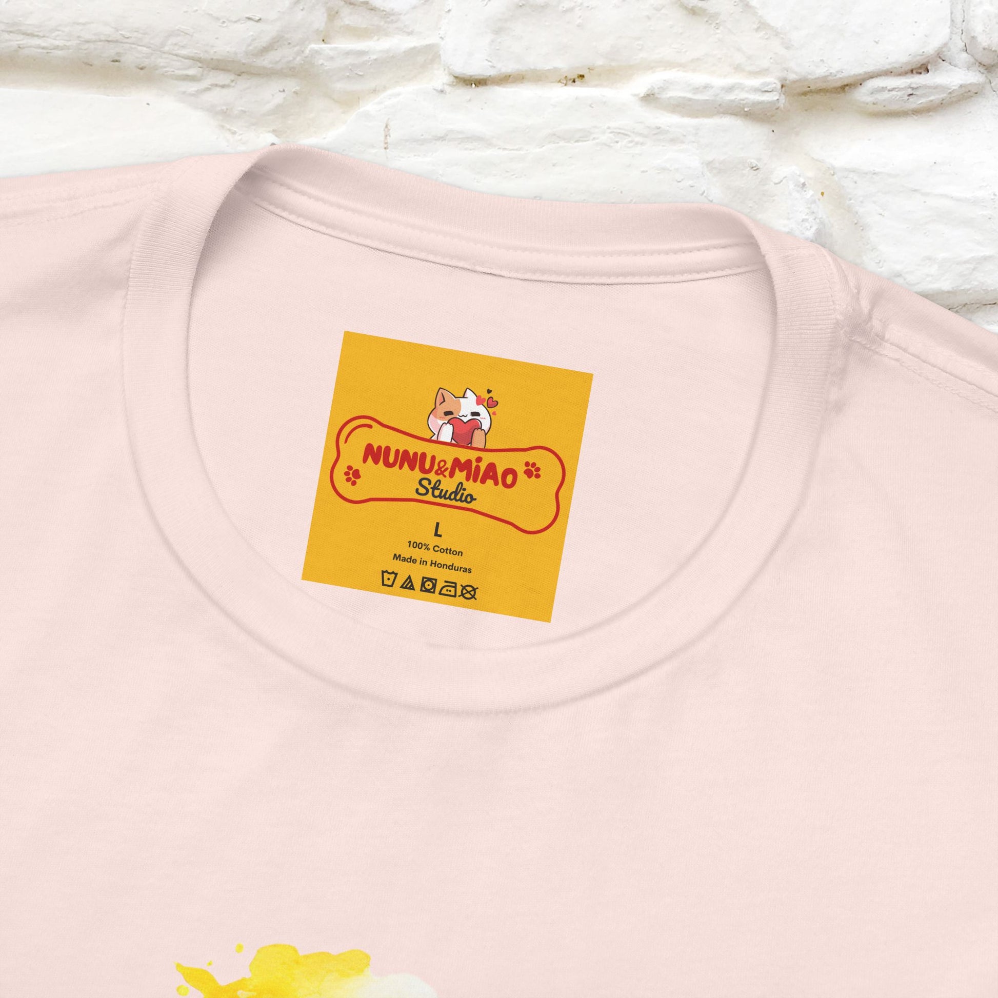 "Il Pittore'' Cat T-Shirt Front and Back Design | Nunu&Miao Studio - Nunu&Miao Studio