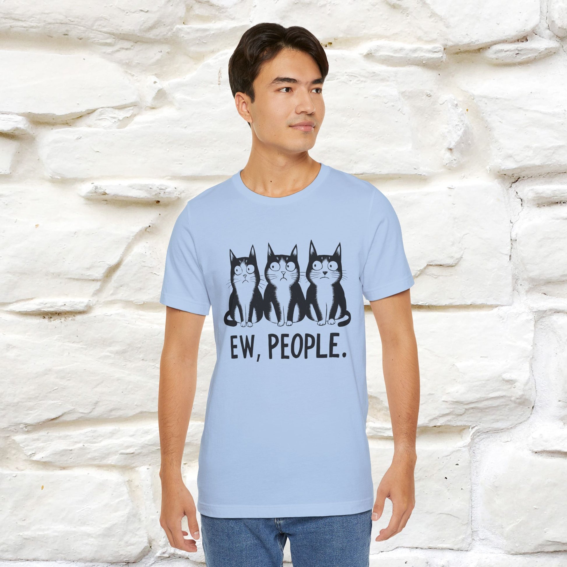Ew, People | Funny Cat T-Shirt | Nunu&Miao Studio - Nunu&Miao Studio