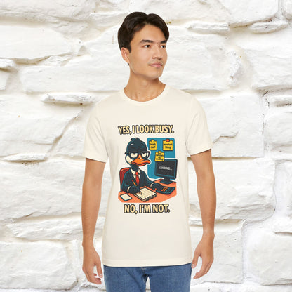 ''Yes, I Look Busy. No I'm Not.''|  Sarcastic Cat T-Shirt | Nunu&Miao Studio
