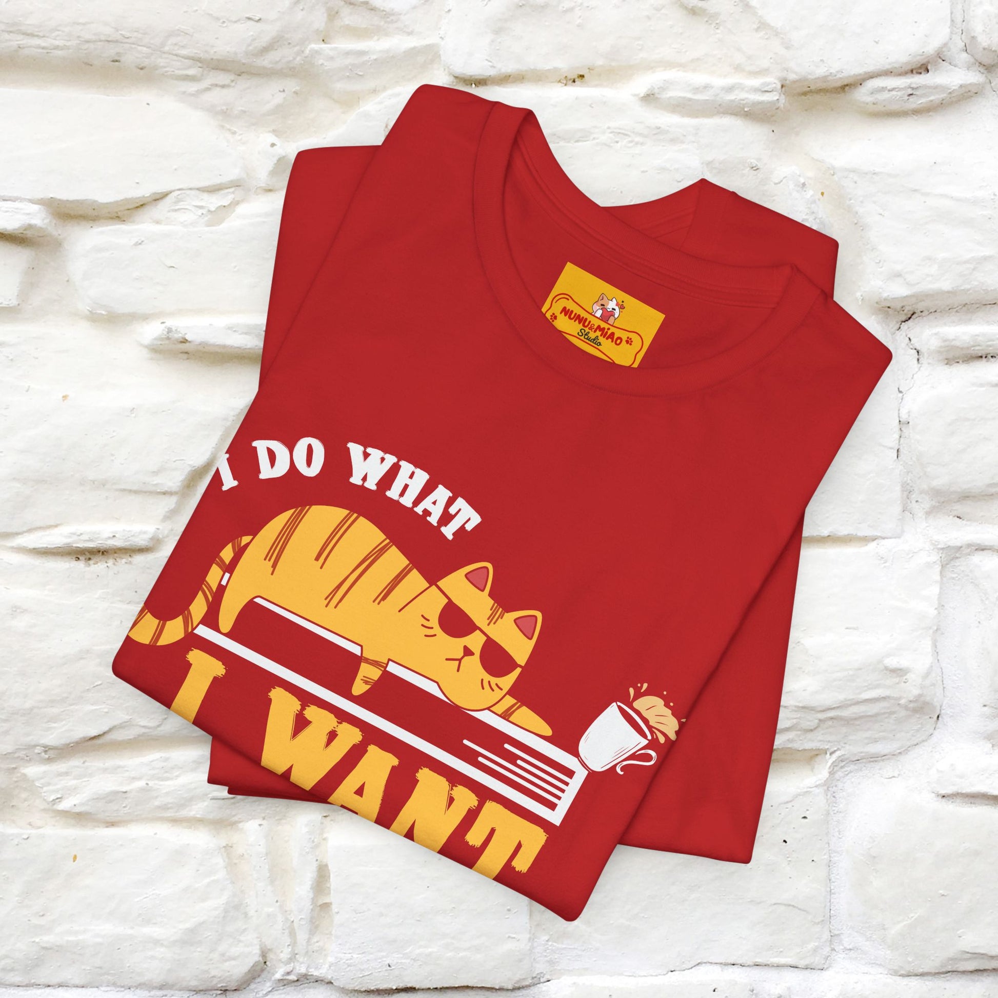 "I Do What I Want" Cat T-Shirt | Nunu & Miao Studio - Nunu&Miao Studio