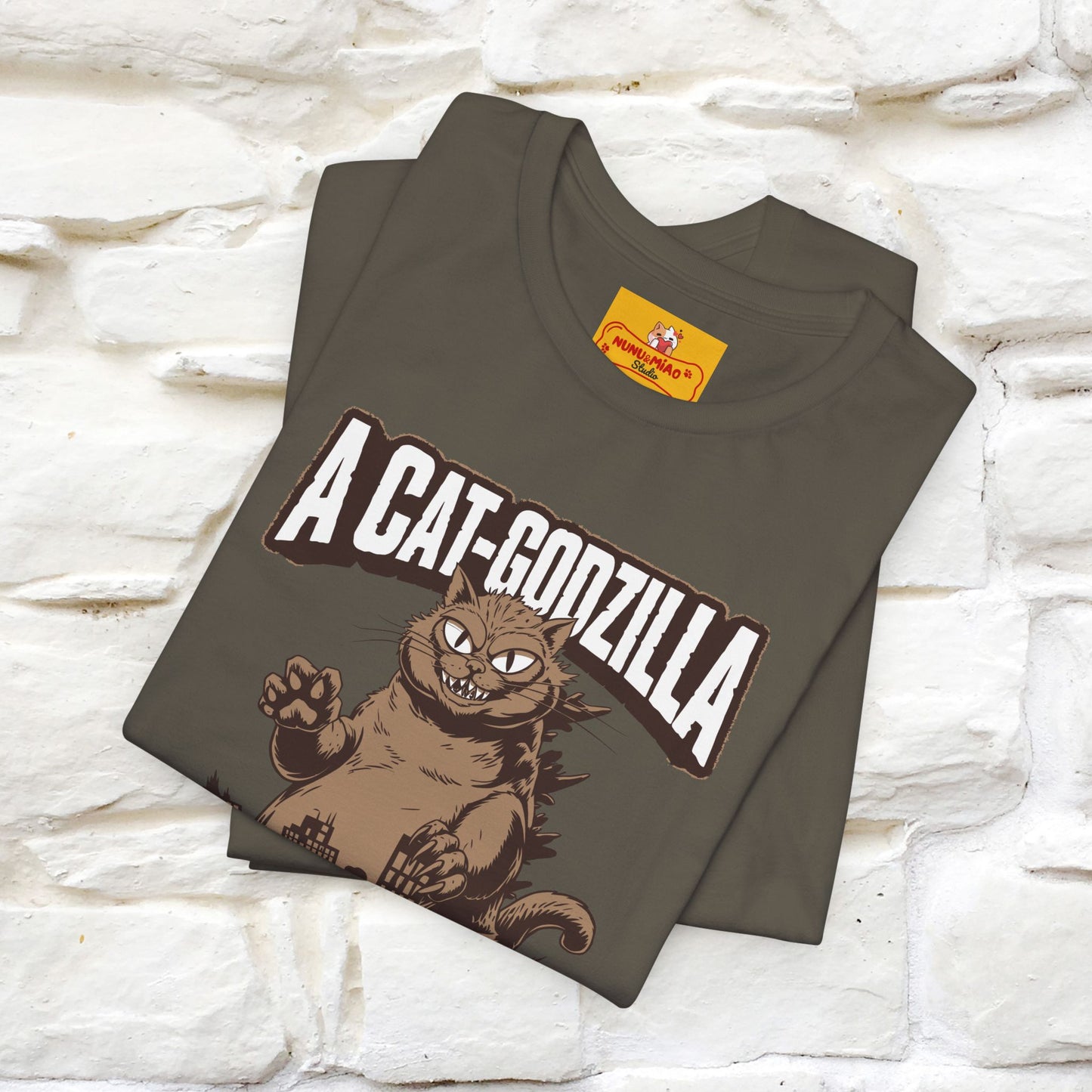 ''A Cat-Godzilla ''| CatT-Shirt | Nunu&Miao Studio - Nunu&Miao Studio