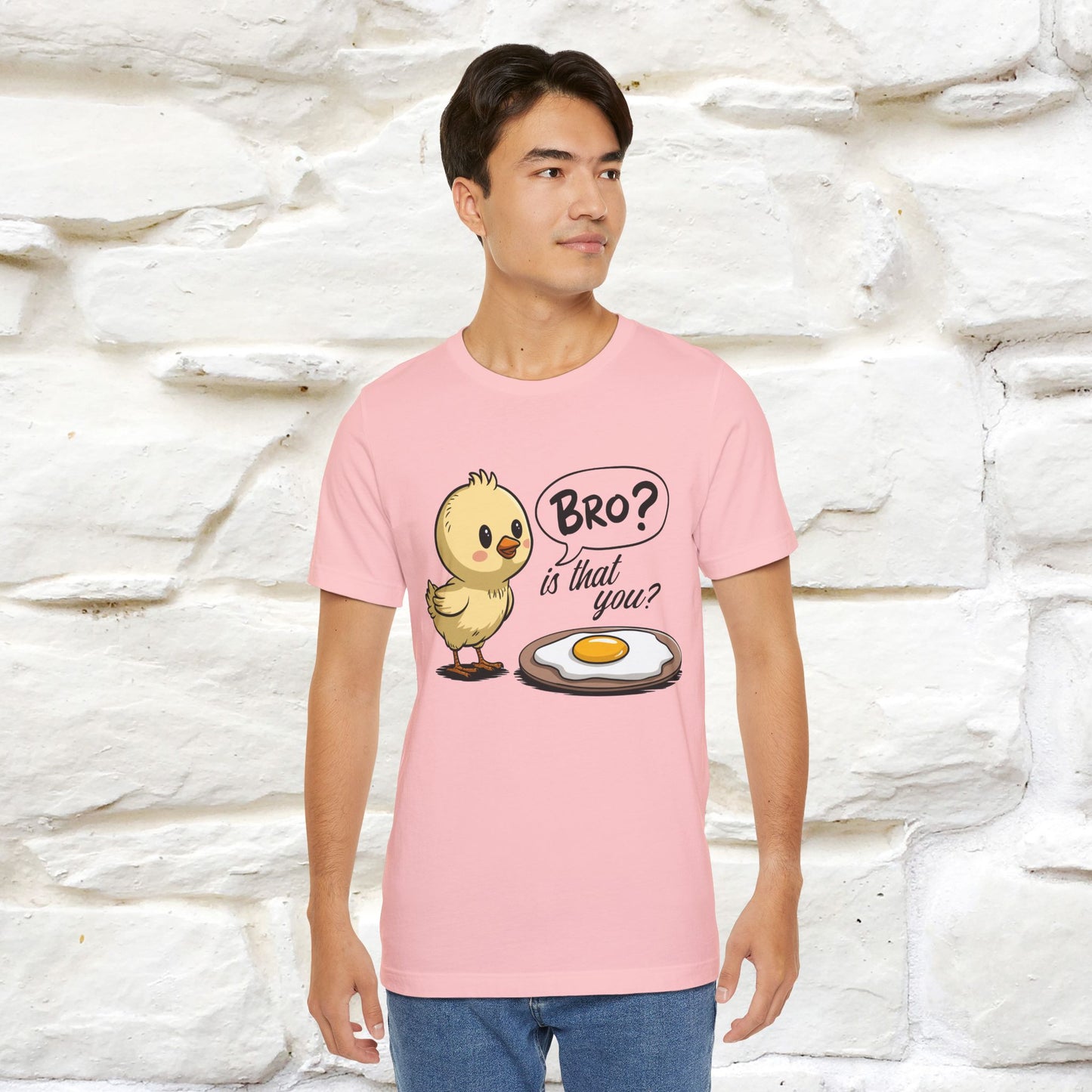 "Bro Is That You?" Funny Chicken T-shirt |Nunu&Miao Studio - Nunu&Miao Studio