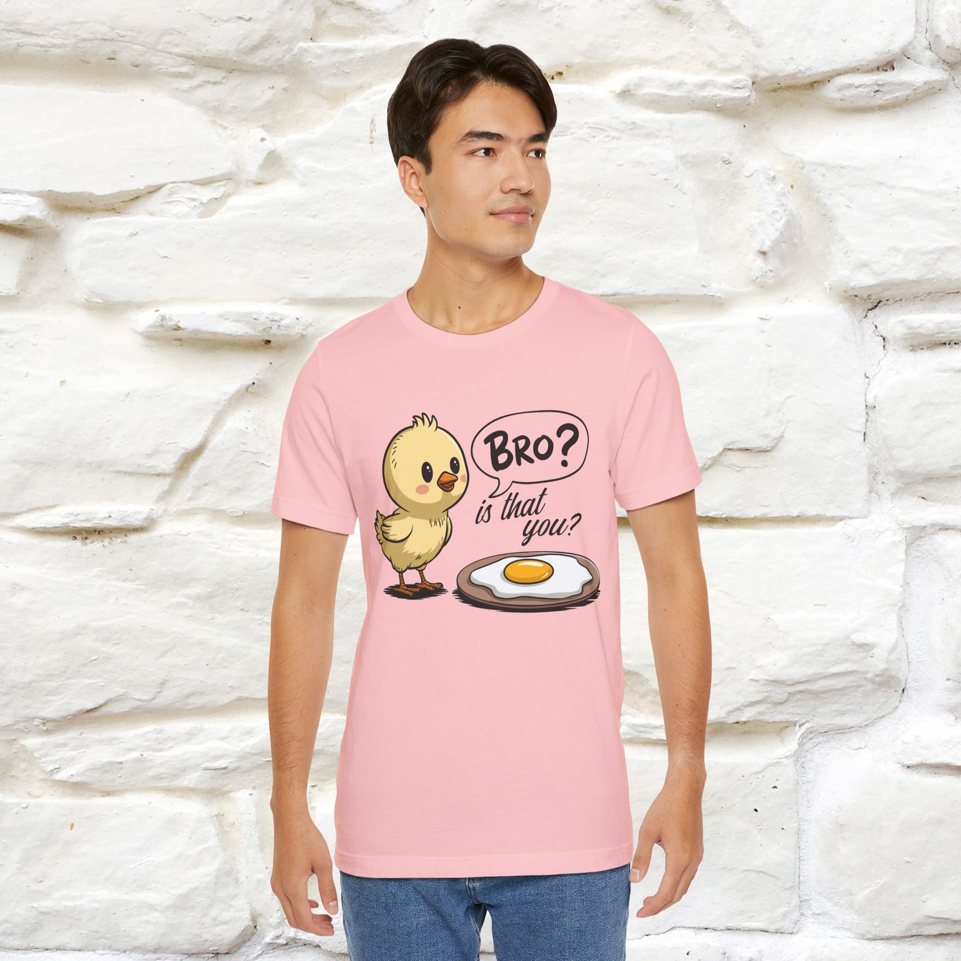 "Bro Is That You?" Funny Chicken T-shirt |Nunu&Miao Studio - Nunu&Miao Studio