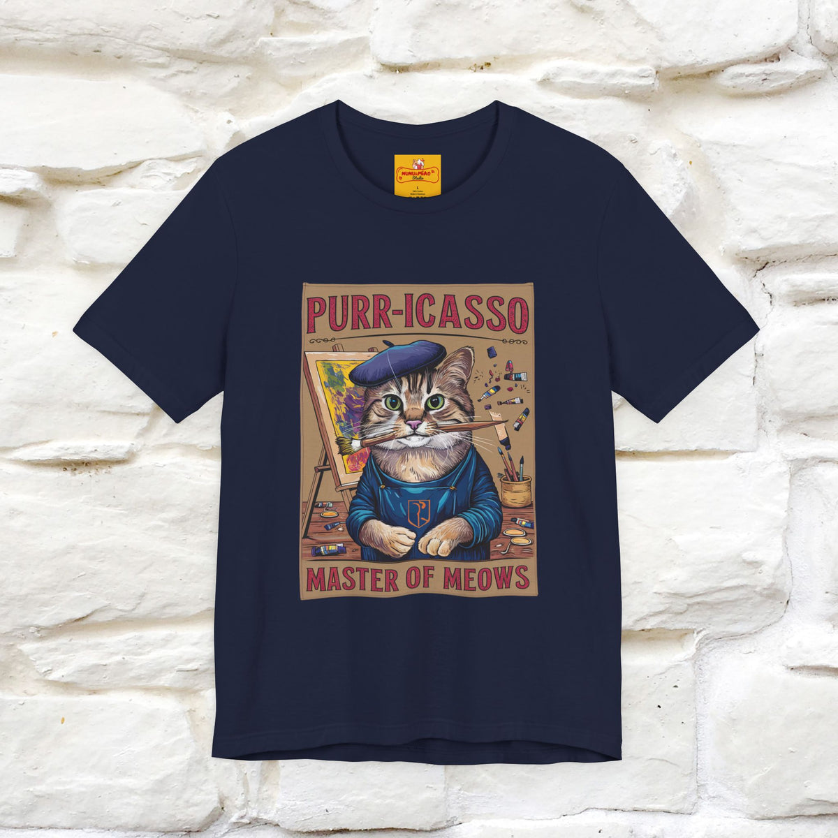 ''Purr-Icasso Masters Of Meows'' | CatT-Shirt | Nunu&Miao Studio
