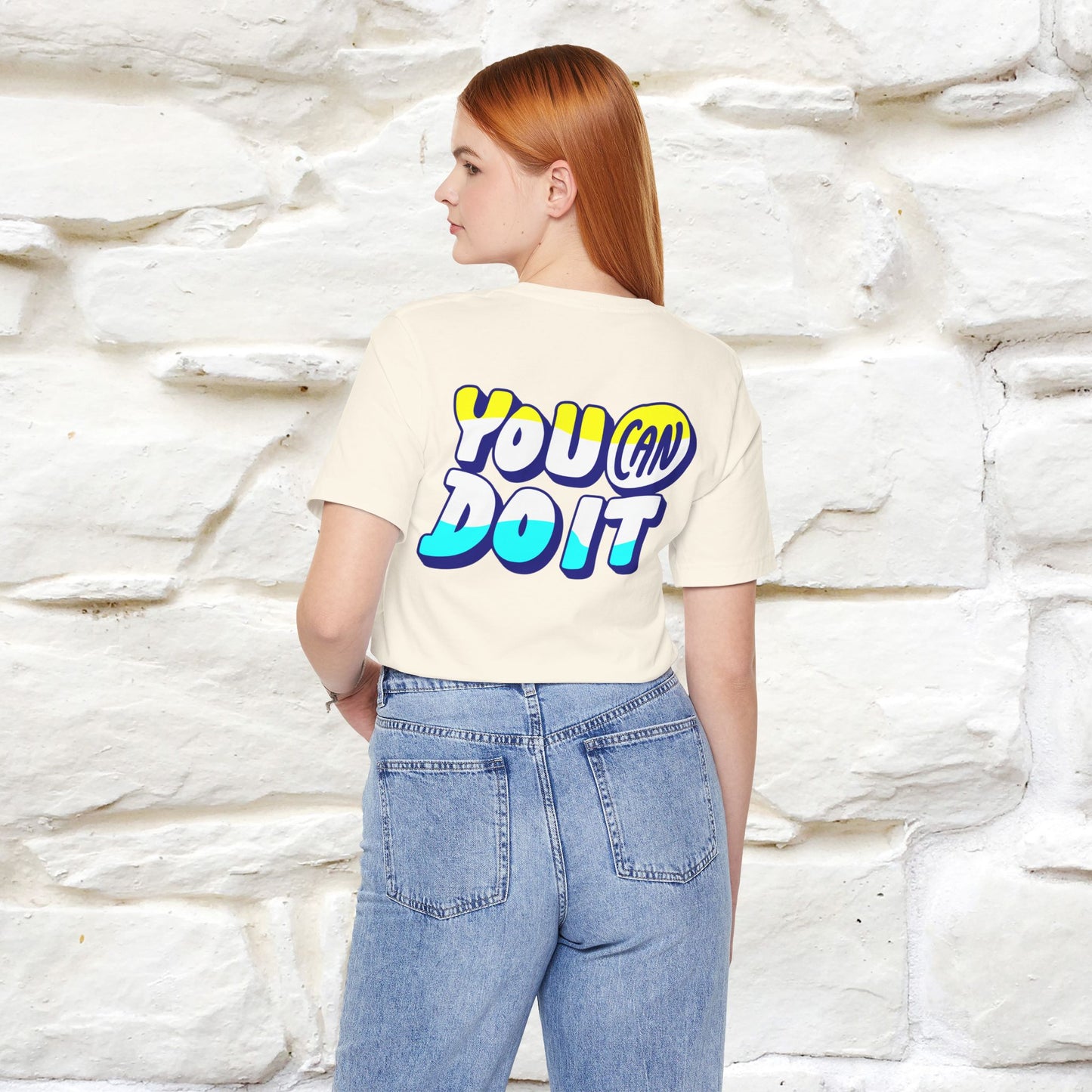 "You Can Do It'' | Front & Back Design | Nunu&Miao Studio - Nunu&Miao Studio