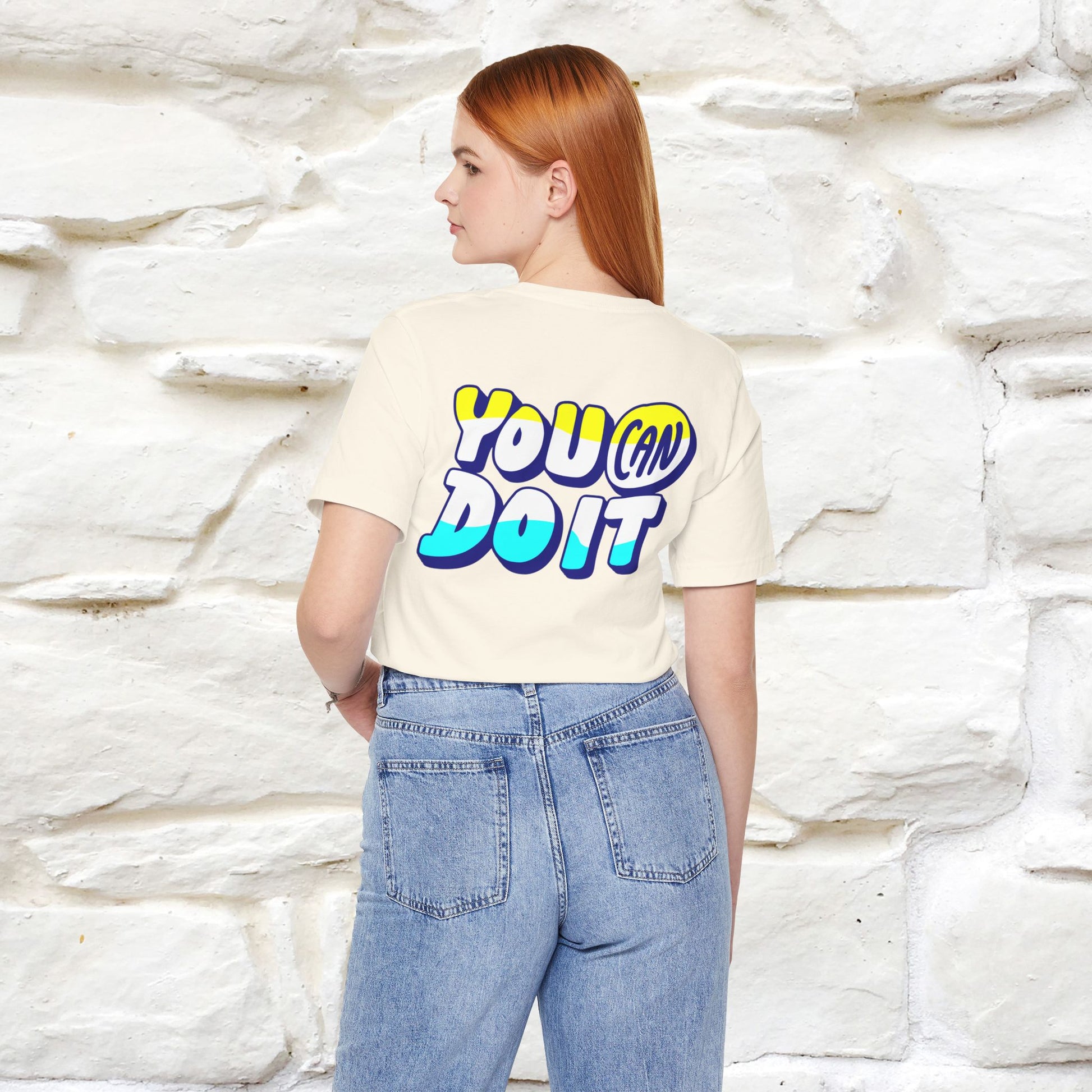 "You Can Do It'' | Front & Back Design | Nunu&Miao Studio - Nunu&Miao Studio