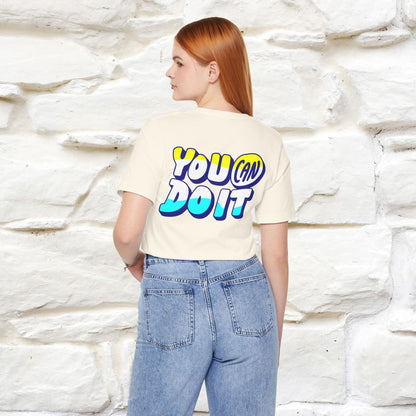 "You Can Do It'' | Front & Back Design | Nunu&Miao Studio - Nunu&Miao Studio