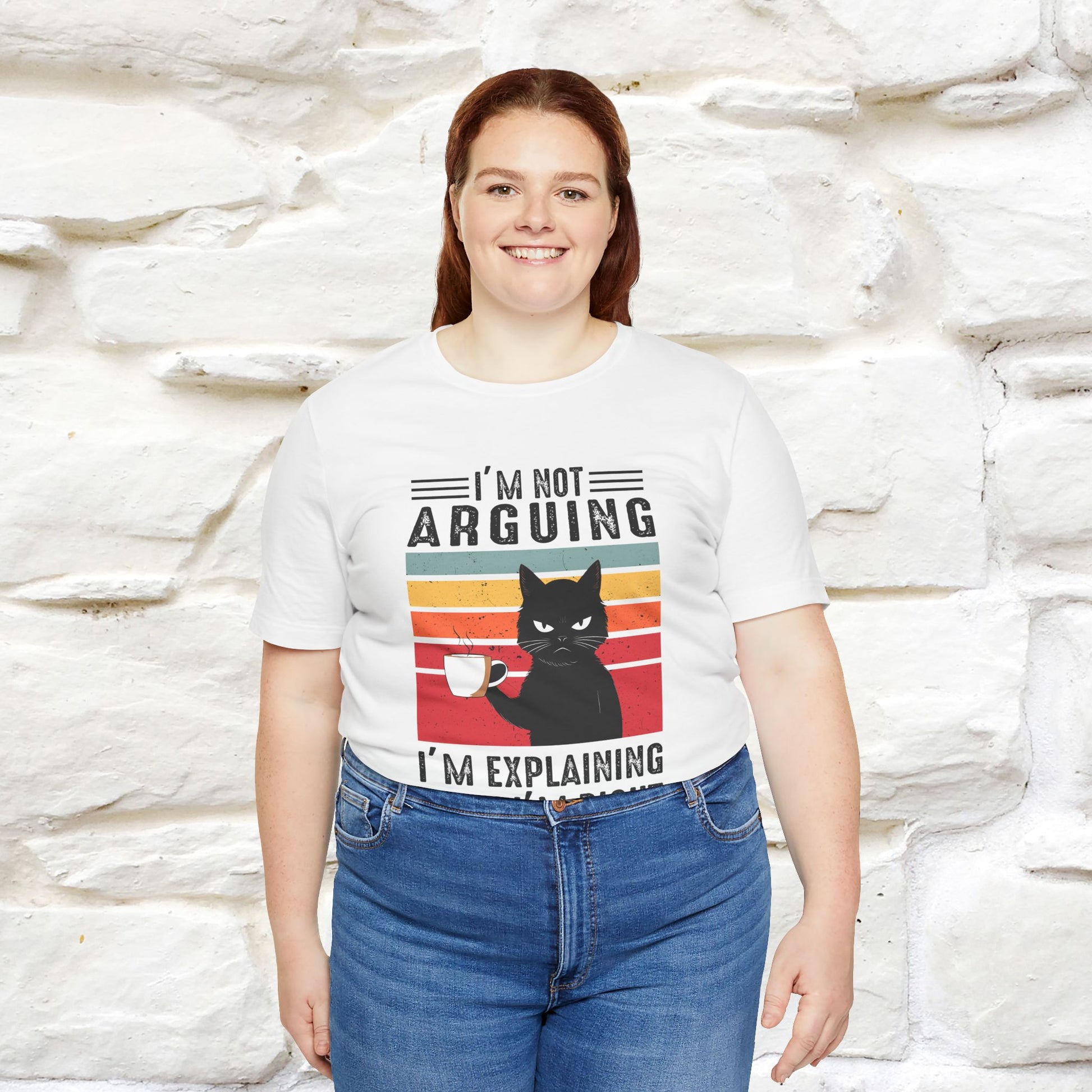 I’m Not Arguing, I’m Explaining Why I’m Right Cat T-Shirt  Nunu&Miao Studio - Nunu&Miao Studio