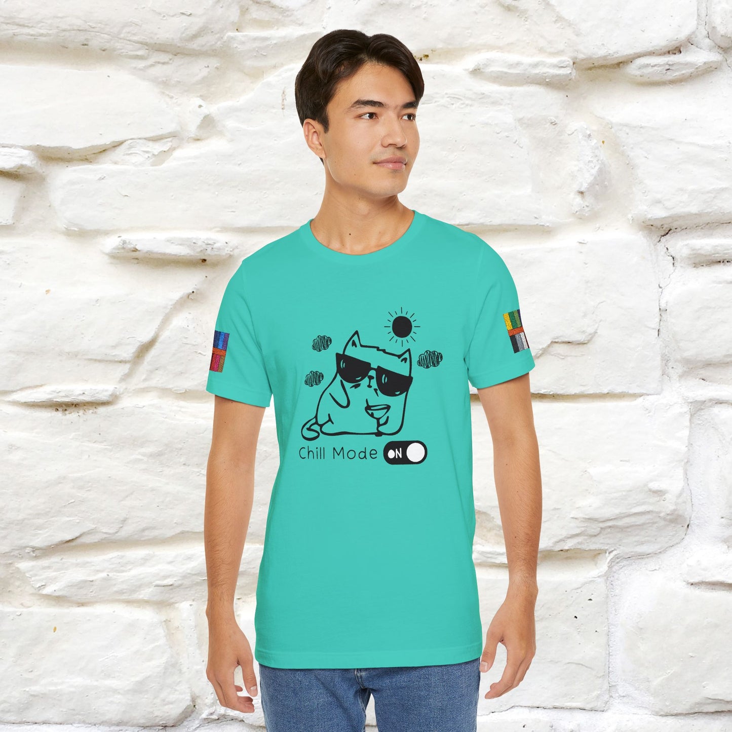 ''Chill Mode on'' Cat T-Shirt | Nunu&Miao Studio