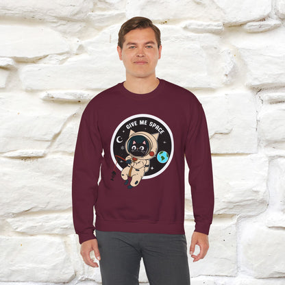 ''Give Me Space'' |Cat Sweatshirt | Nunu&Miao Studio