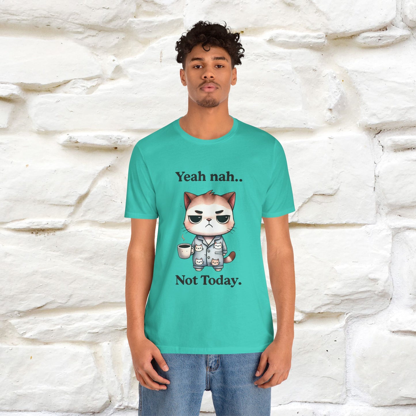"Yeah Nah ... Not Today." |Funny Cat T-Shirt | Nunu&Miao Studio