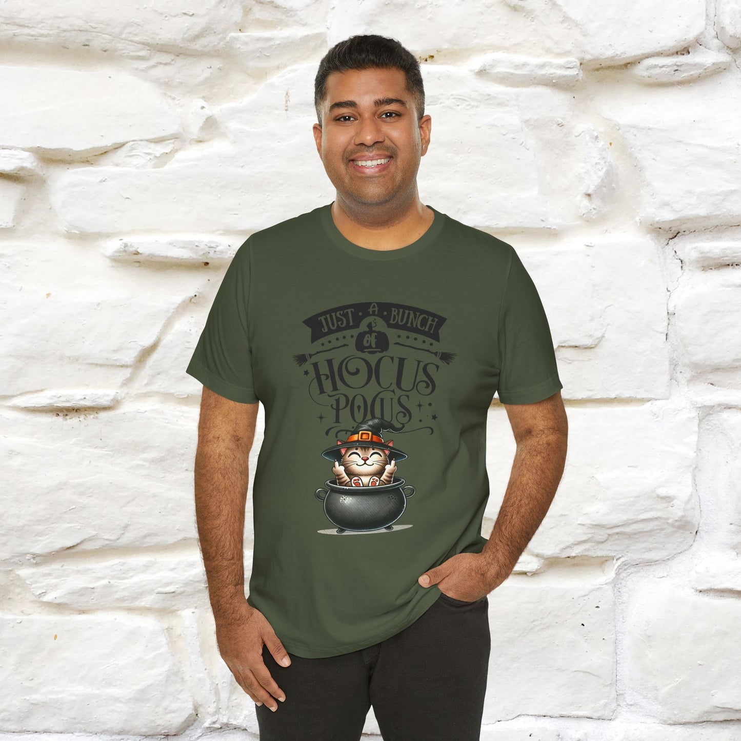 "Just A Bunch Of Hocus Pocus" Cat  T-shirt |Nunu&Miao Studio - Nunu&Miao Studio