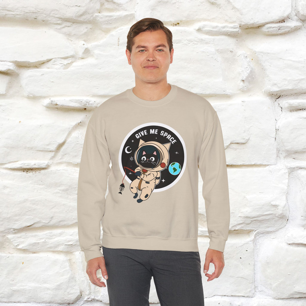 ''Give Me Space'' |Cat Sweatshirt | Nunu&Miao Studio