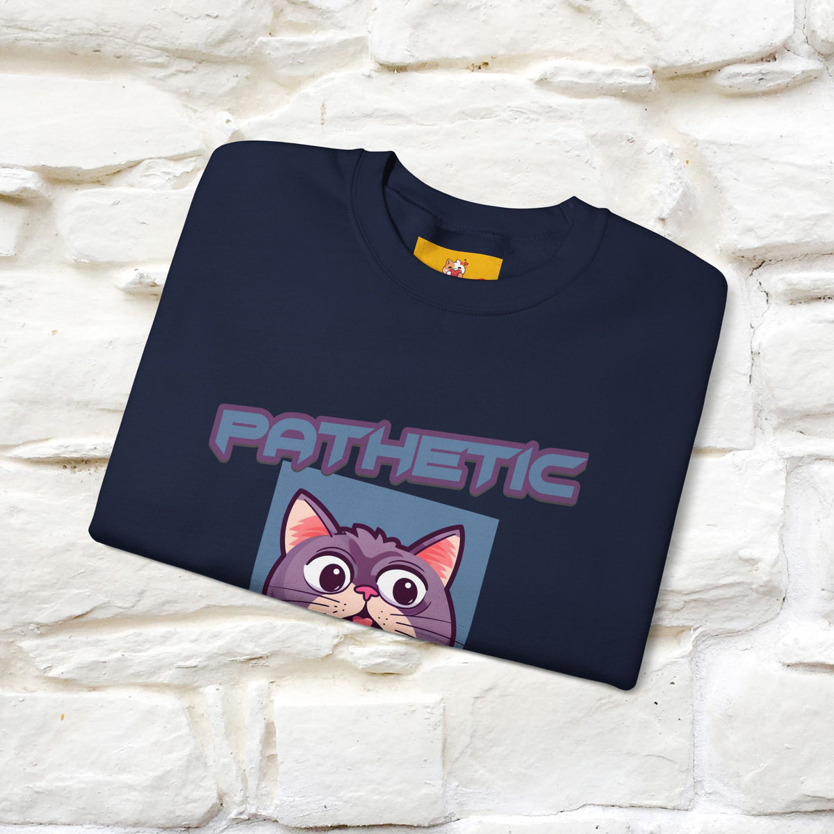 ''Pathetic Human'' |Cat Sweatshirt | Nunu&Miao Studio