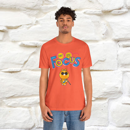''Don’t Lose Focus'' Cat T-Shirt | Nunu&Miao Studio - Nunu&Miao Studio