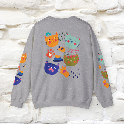 ''Catnaval'' |Cat Sweatshirt | Nunu&Miao Studio