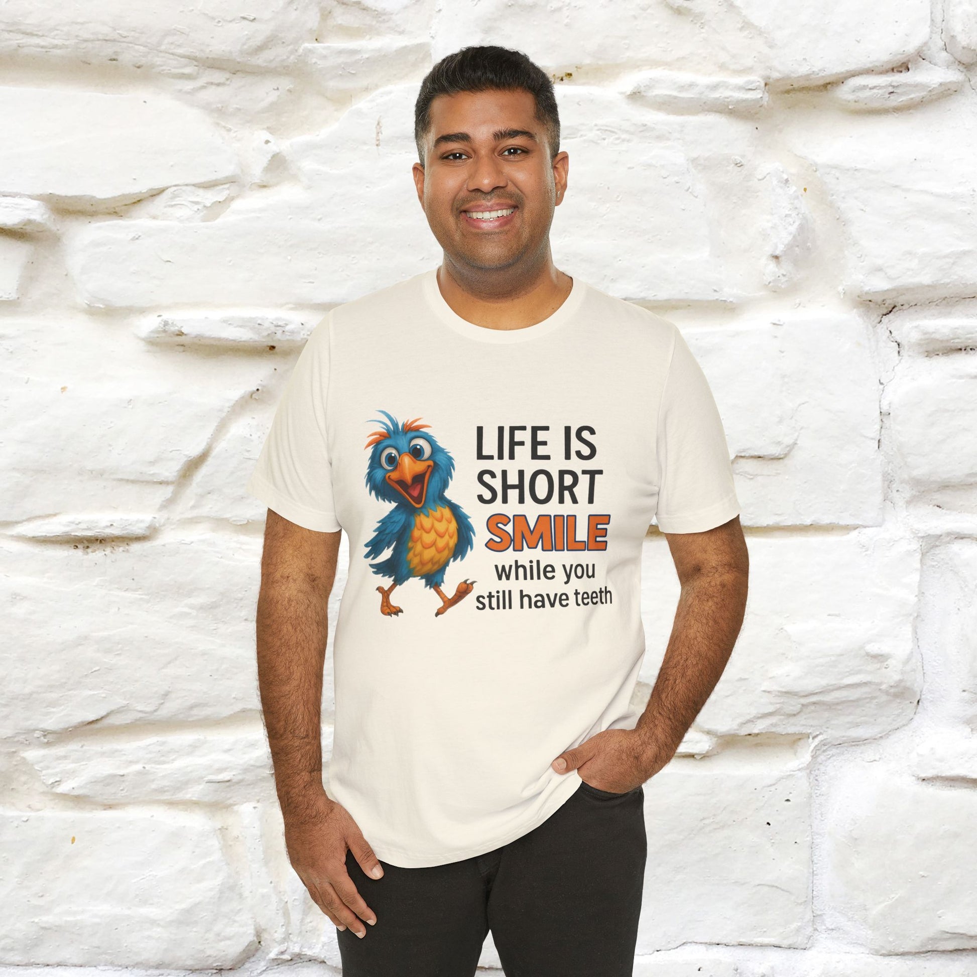 "Life Is Short Smile While ..." |Funny T-Shirt | Nunu&Miao Studio - Nunu&Miao Studio