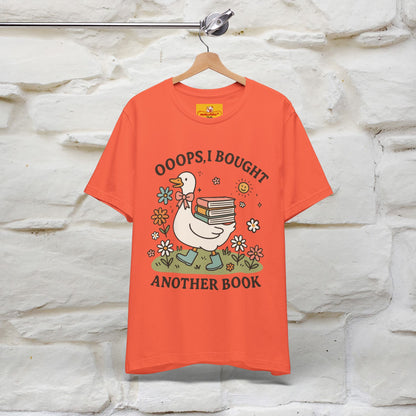 "Oooops I Bought Another Book" Funny Goose T-shirt |Nunu&Miao Studio - Nunu&Miao Studio