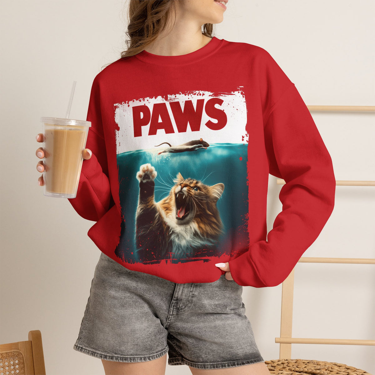 "Paws'' |Cat Sweatshirt | Nunu&Miao Studio