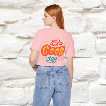 ""It's A Good Day" Cat T-Shirt| Front & Back Design | Nunu&Miao Studio - Nunu&Miao Studio