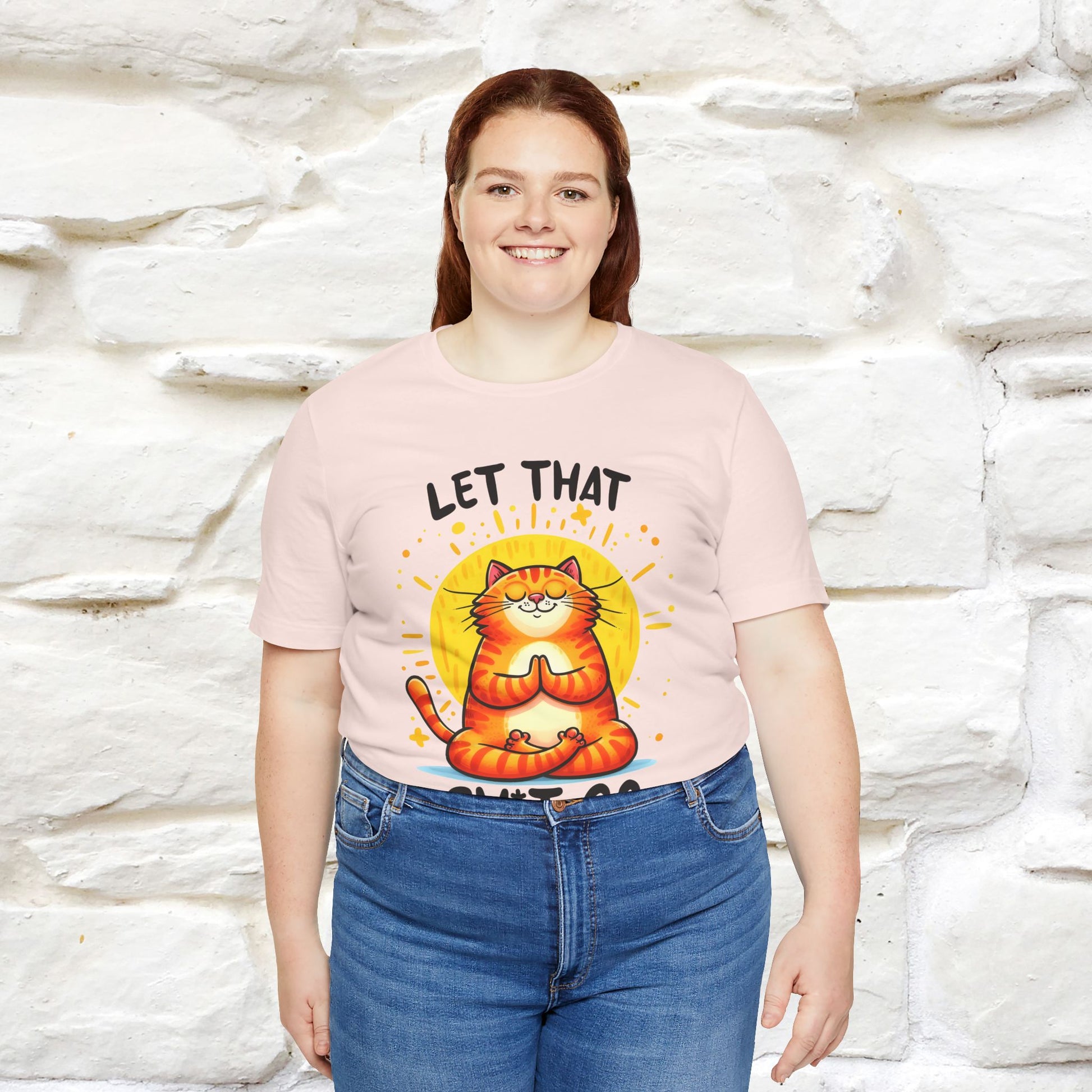 "Let That Sh*t Go" Cat T-shirt |Nunu&Miao Studio - Nunu&Miao Studio
