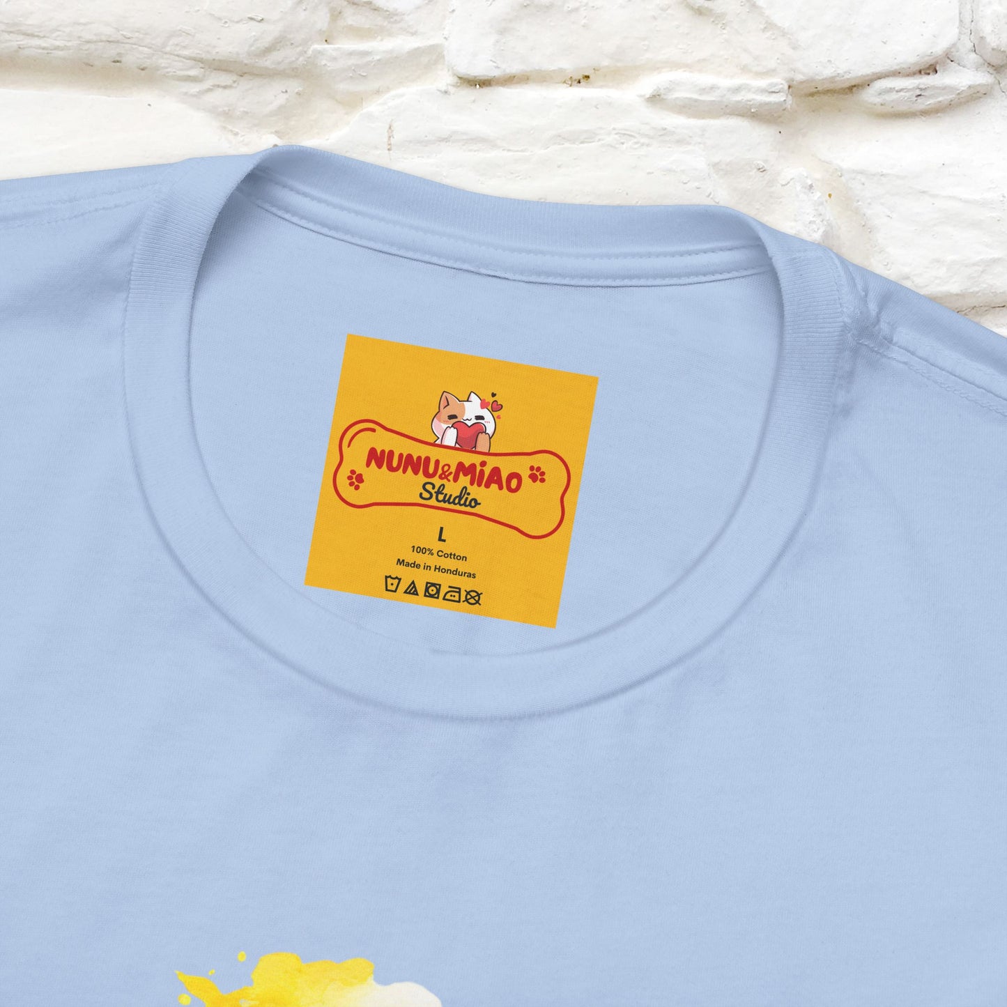 "Il Pittore'' Cat T-Shirt Front and Back Design | Nunu&Miao Studio - Nunu&Miao Studio