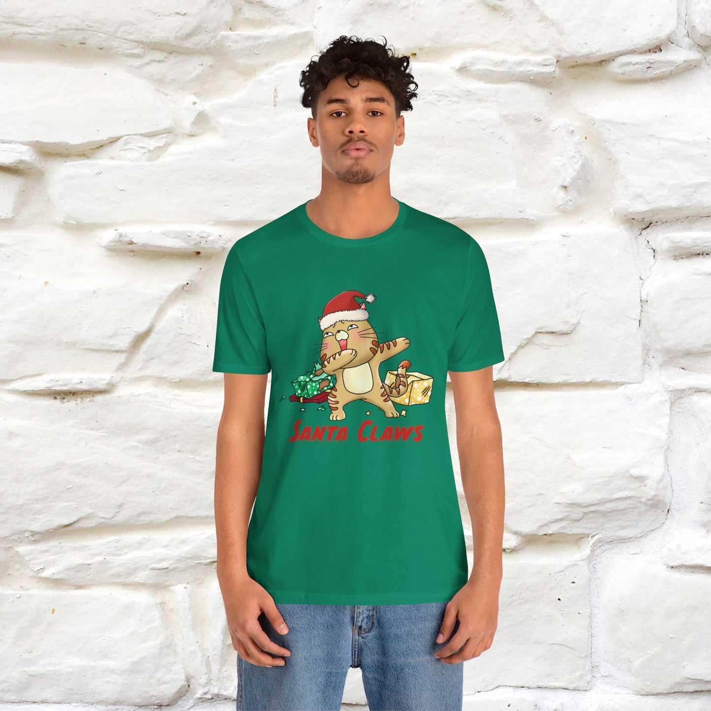 "Santa Claws" |Funny Cat T-Shirt | Nunu&Miao Studio