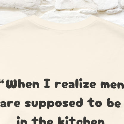 ’“When I realize men are ...." Funny Cat T-Shirt | Nunu&Miao Studio