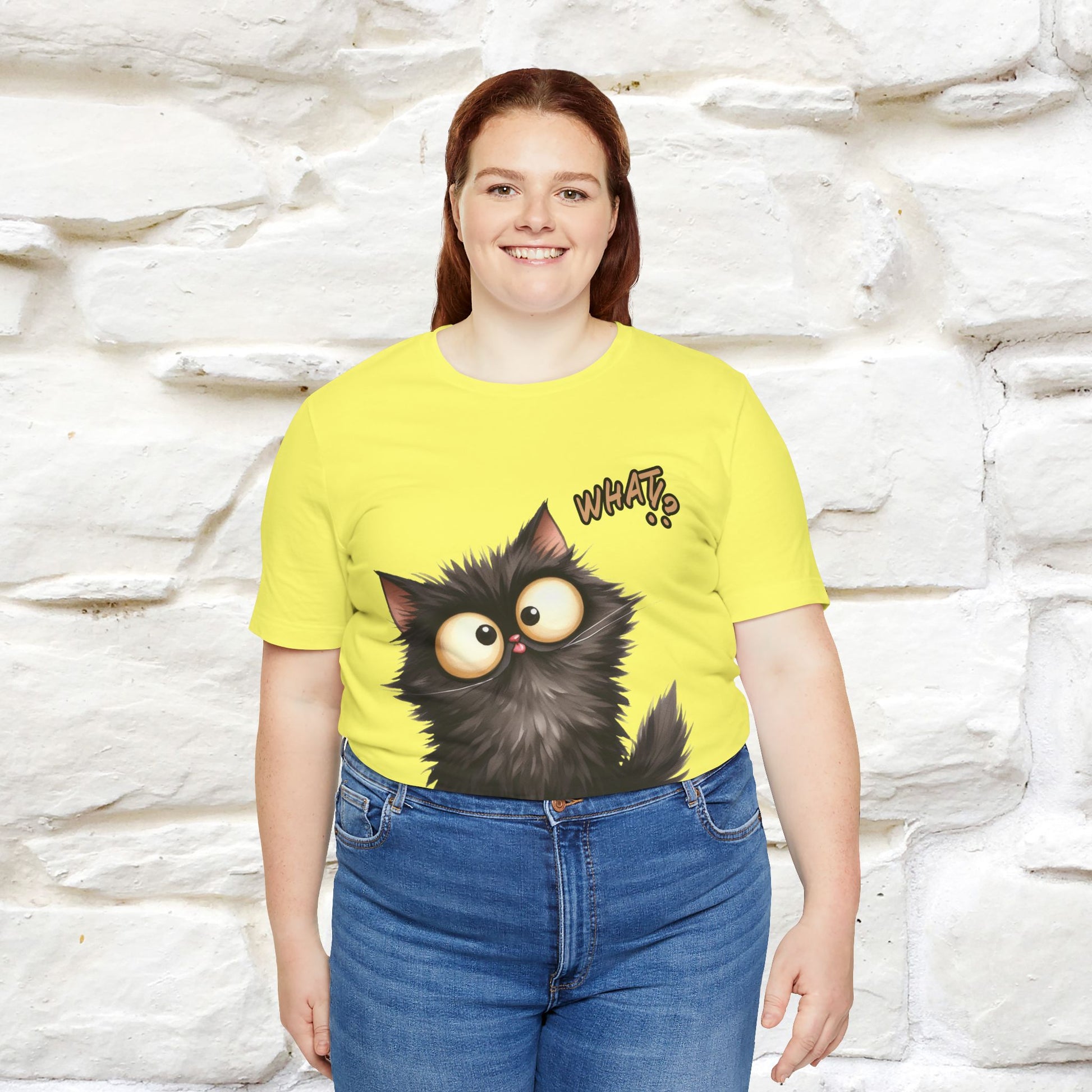 ''What ?'' | Cat T-Shirt  | Nunu&Miao Studio - Nunu&Miao Studio