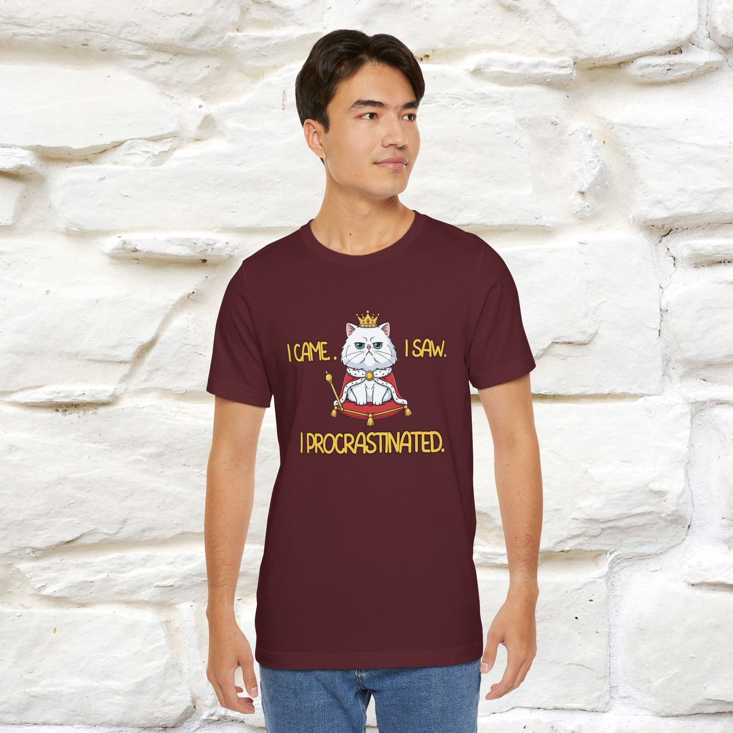''I came. I saw. I procrastinated.''| Funny T-Shirt | Nunu&Miao Studio