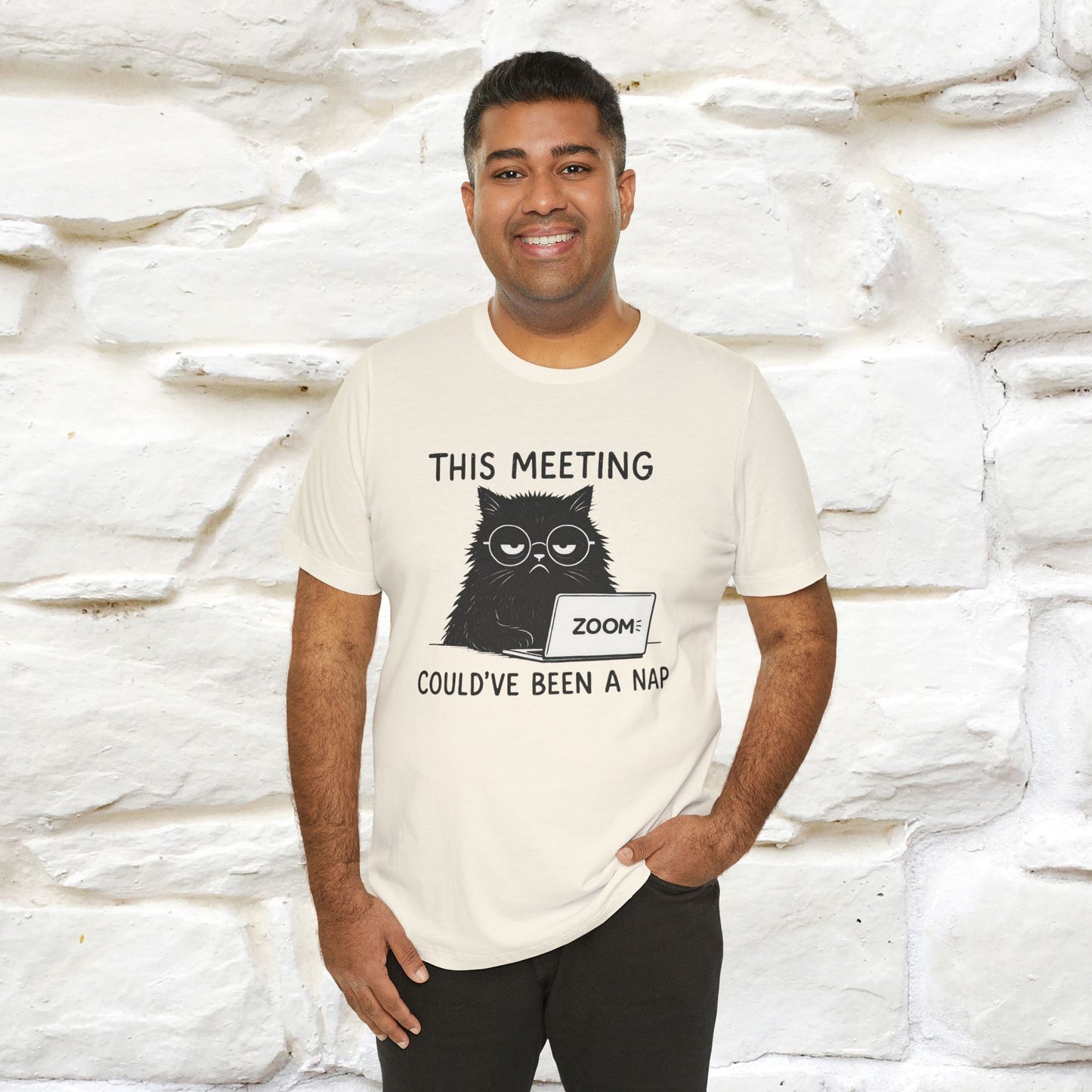"This Meeting Could've Been a Nap" | Sarcastic Cat T-Shirt | Nunu&Miao Studio - Nunu&Miao Studio