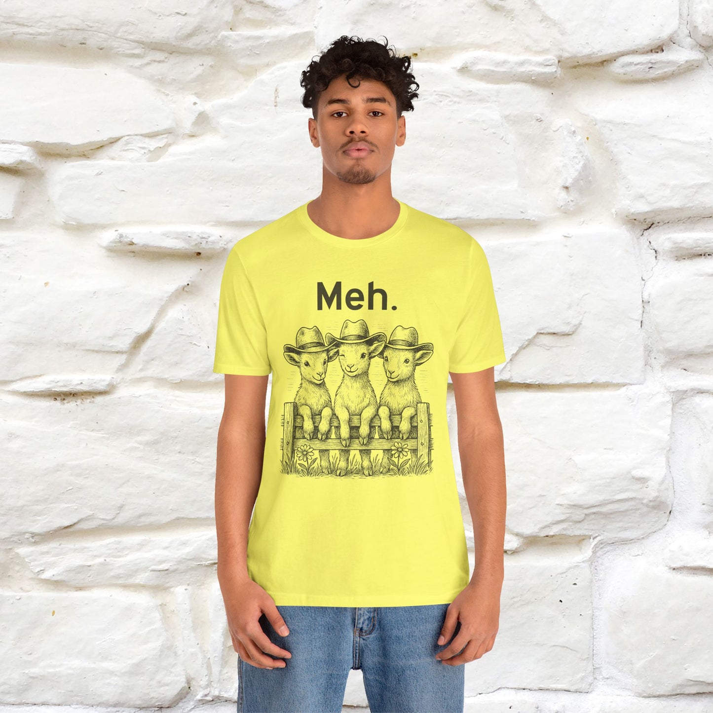 "Meh" Cute T-shirt |Nunu&Miao Studio - Nunu&Miao Studio