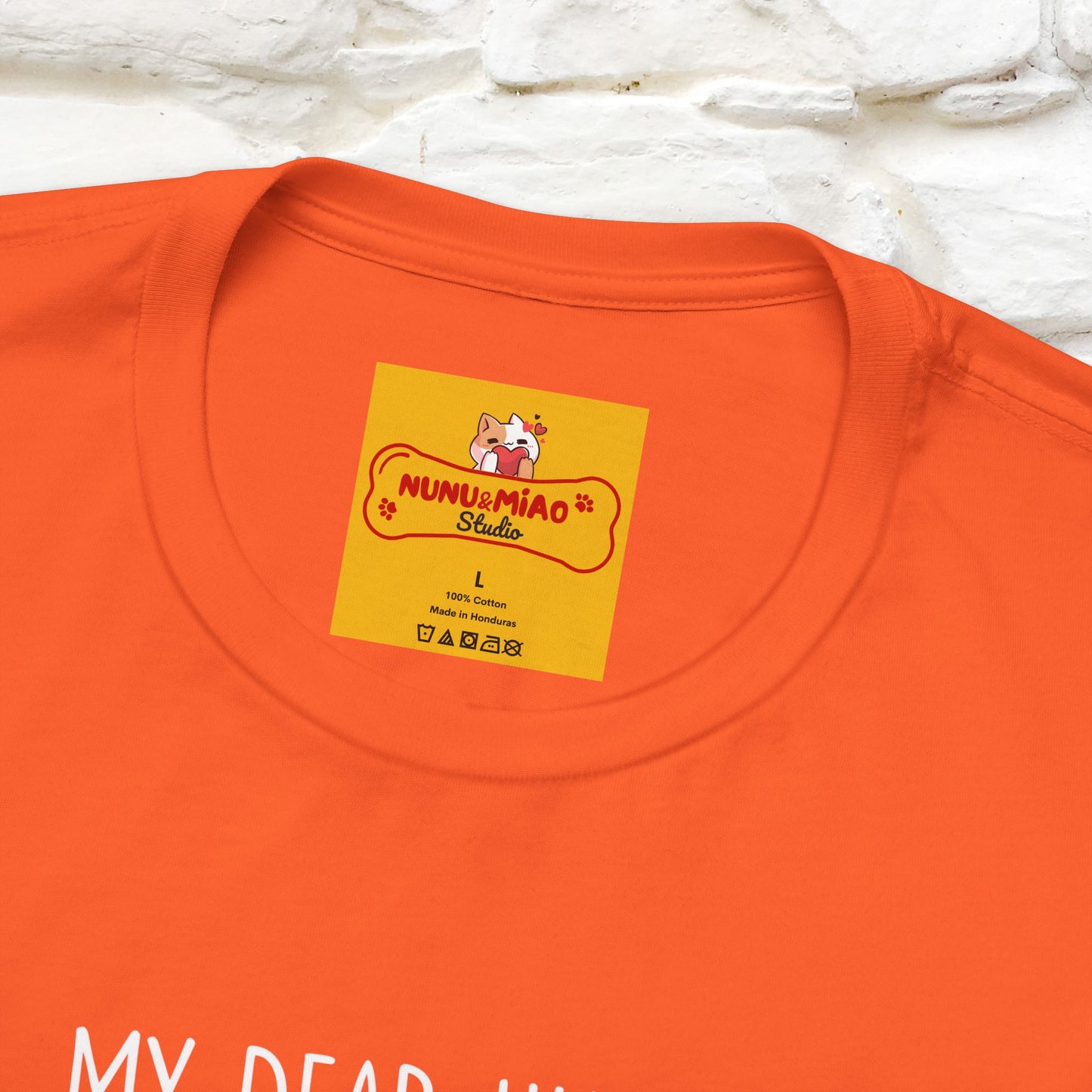 "Dear Human, Food Will Not Serve Itself" |Cat T-Shirt | Nunu&Miao Studio - Nunu&Miao Studio