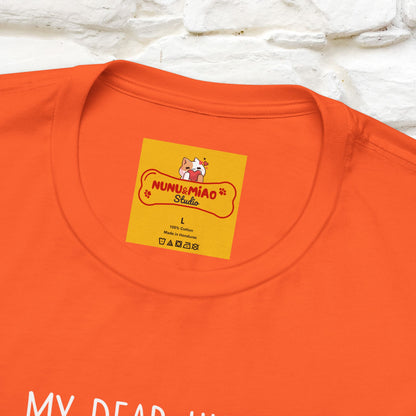 "Dear Human, Food Will Not Serve Itself" |Cat T-Shirt | Nunu&Miao Studio - Nunu&Miao Studio