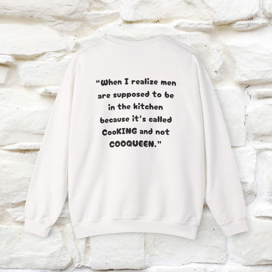 ''When I realize men are...'' | Cute Cat Sweatshirt | Nunu&Miao Studio