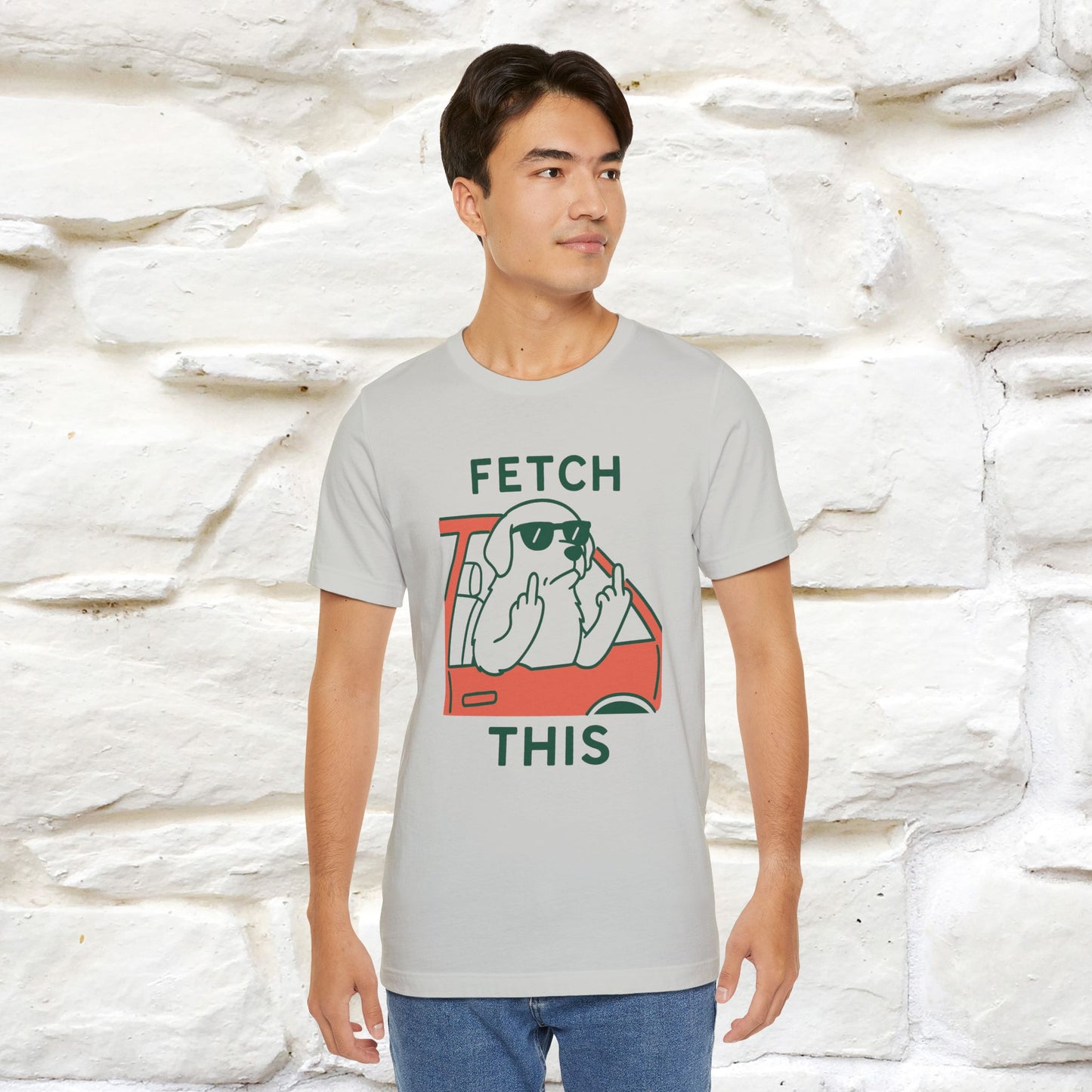 "Fetch This" Funny Dog T-shirt |Nunu&Miao Studio - Nunu&Miao Studio