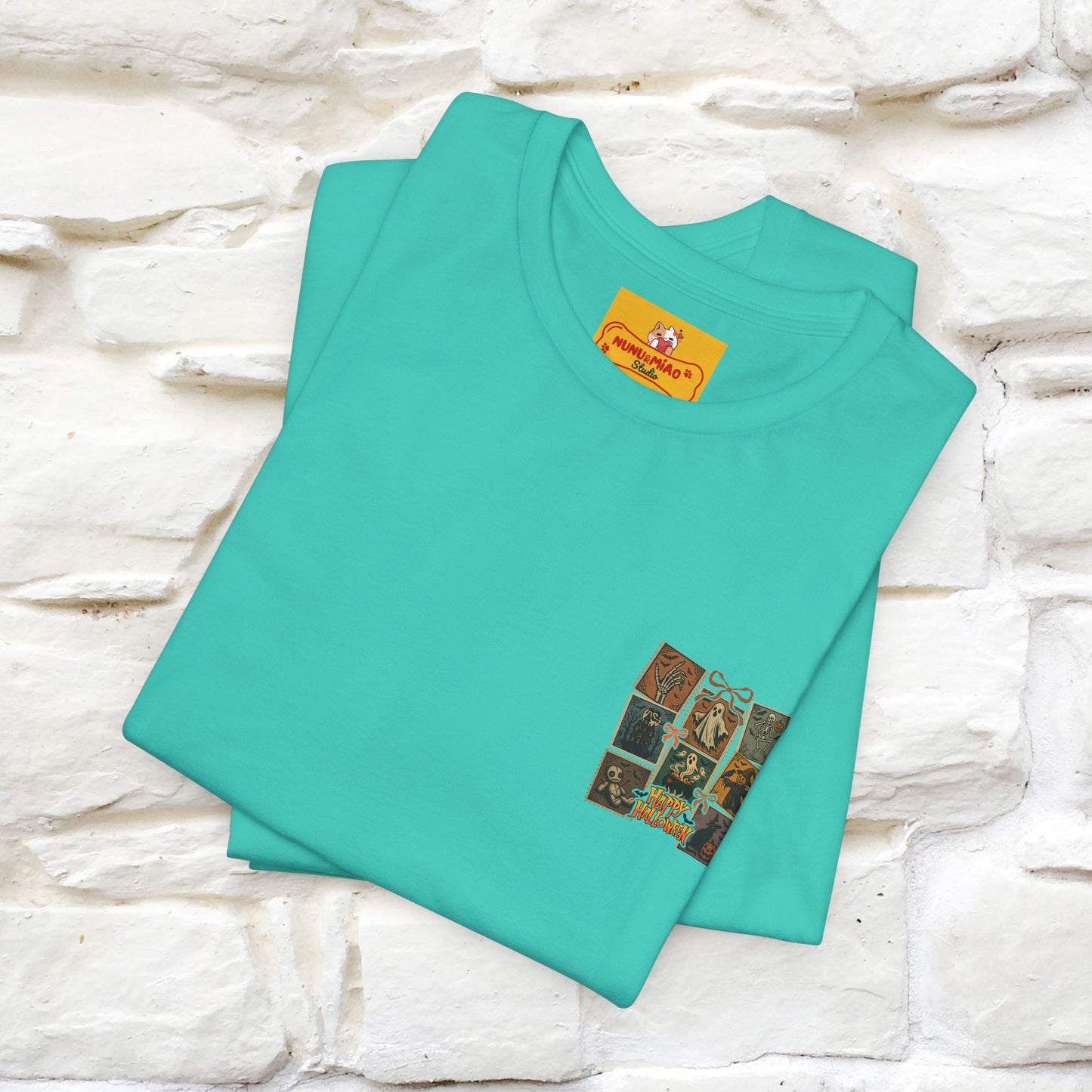 "Spooky Vibes" Cat T-shirt |Nunu&Miao Studio - Nunu&Miao Studio