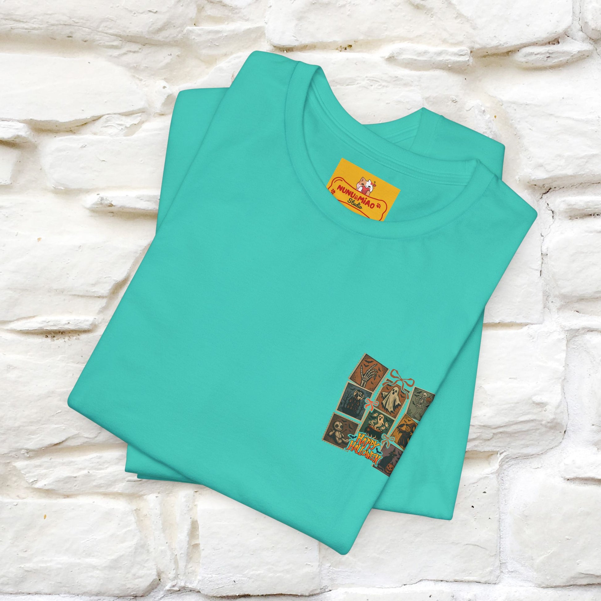 "Spooky Vibes" Cat T-shirt |Nunu&Miao Studio - Nunu&Miao Studio