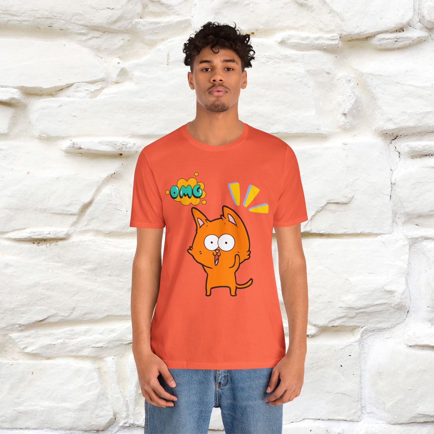 ''Oh My God'' Cat T-Shirt | Nunu&Miao Studio - Nunu&Miao Studio