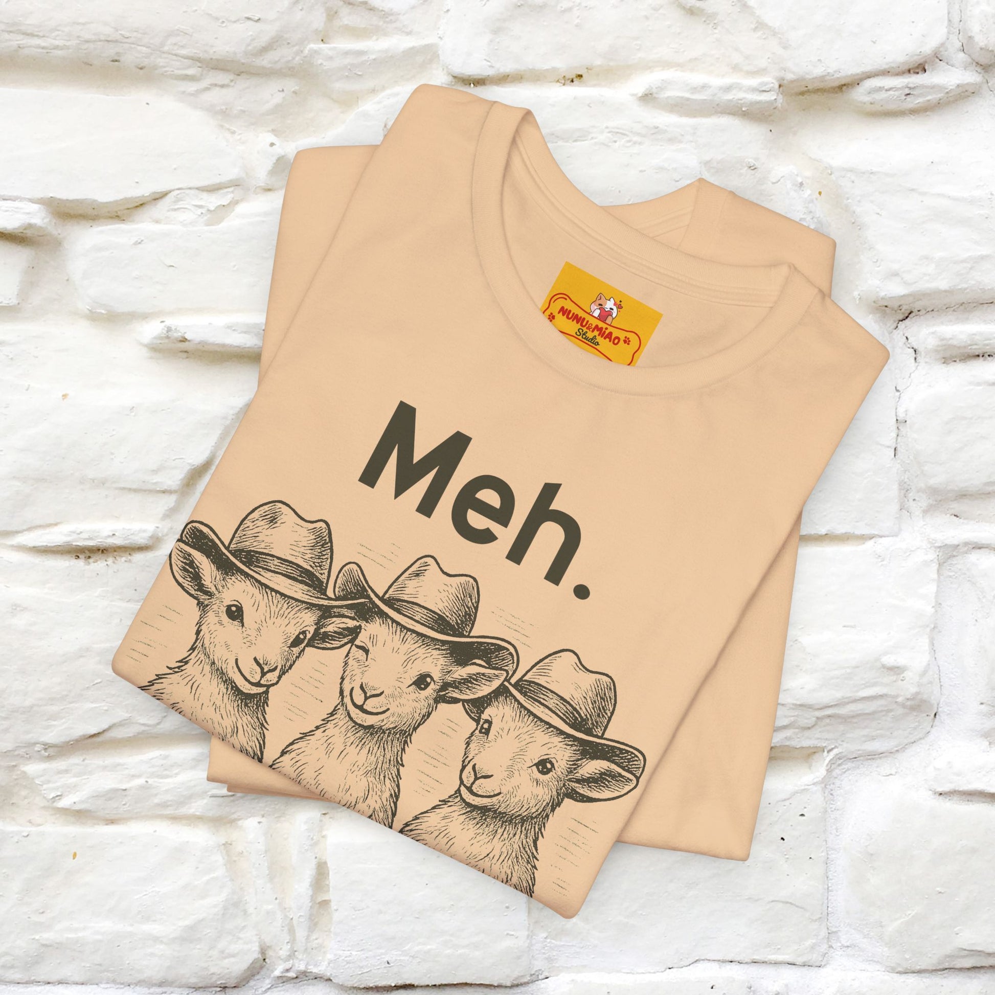 "Meh" Cute T-shirt |Nunu&Miao Studio - Nunu&Miao Studio