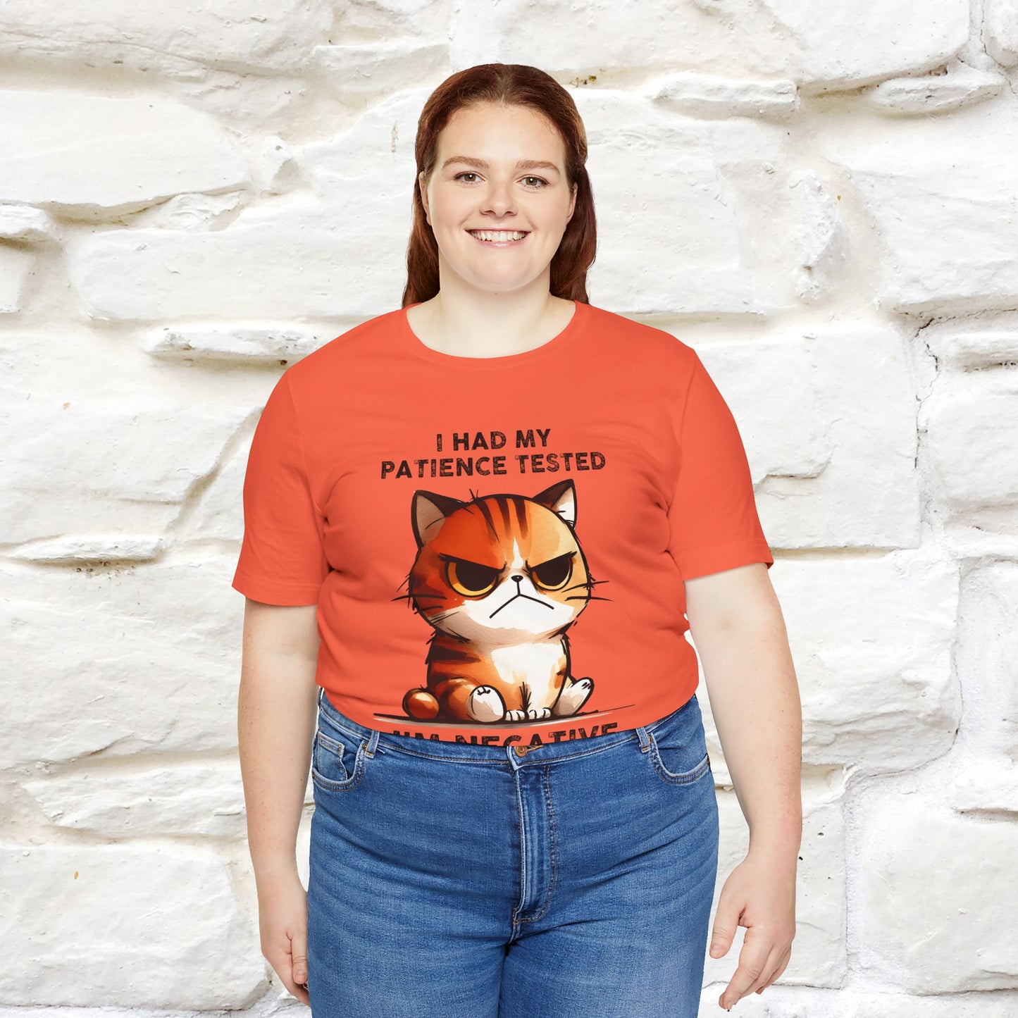 ''I Had My Patience Tested, I'm Negative''| CatT-Shirt | Nunu&Miao Studio