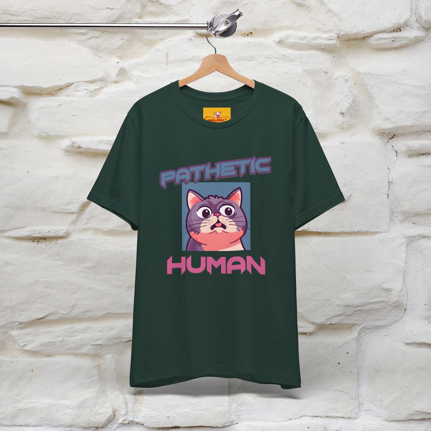 ''Pathetic Human'' | Funny Cat T-Shirt | Nunu&Miao Studio - Nunu&Miao Studio
