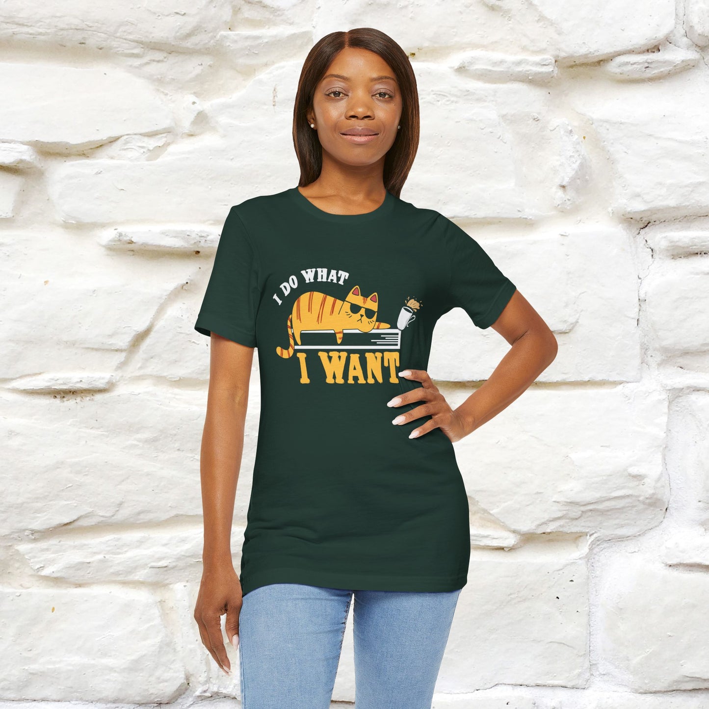 "I Do What I Want" Cat T-Shirt | Nunu & Miao Studio - Nunu&Miao Studio