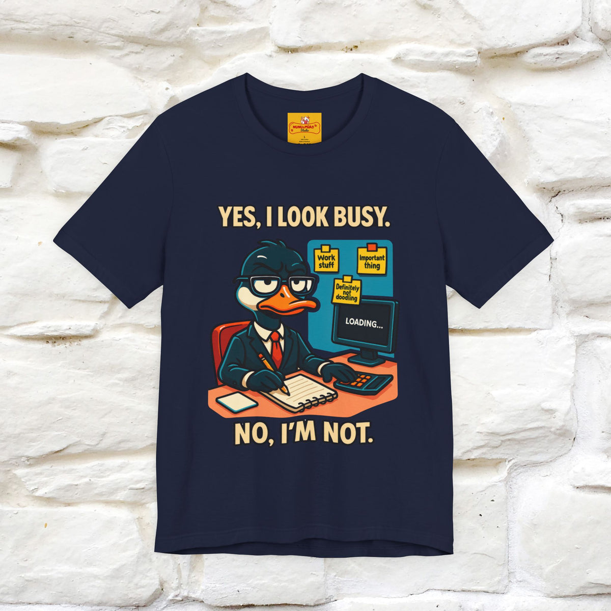 ''Yes, I Look Busy. No I'm Not.''|  Sarcastic Cat T-Shirt | Nunu&Miao Studio