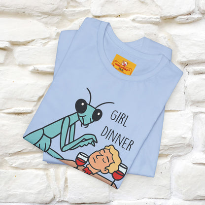 "Girl Dinner" Funny T-shirt |Nunu&Miao Studio - Nunu&Miao Studio