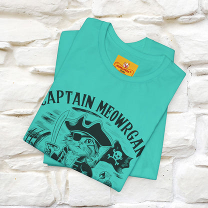 Captain Meowrgan Treasure Hunter |  |Cat T-Shirt | Nunu&Miao Studio - Nunu&Miao Studio