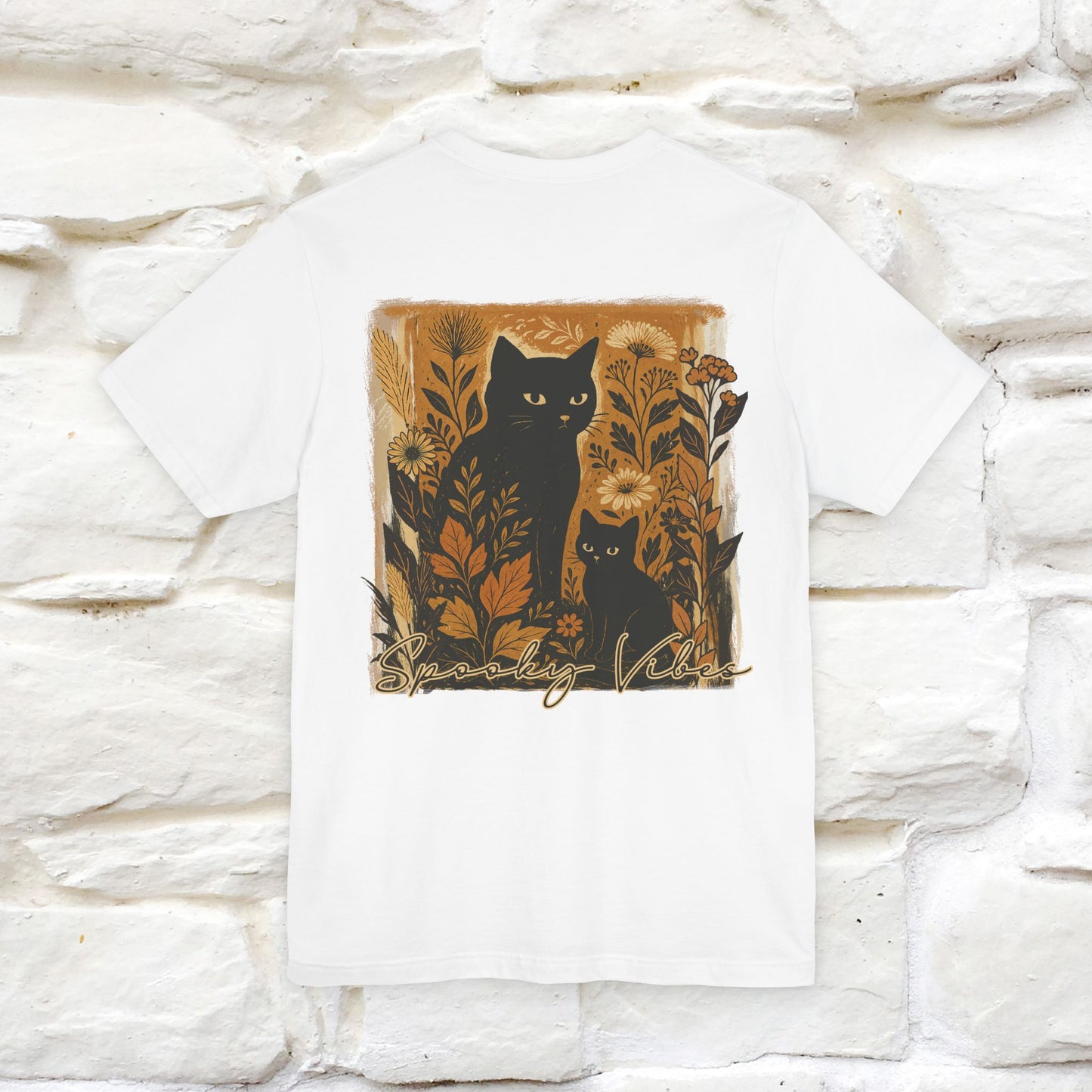 "Spooky Vibes" Cat T-shirt |Nunu&Miao Studio - Nunu&Miao Studio