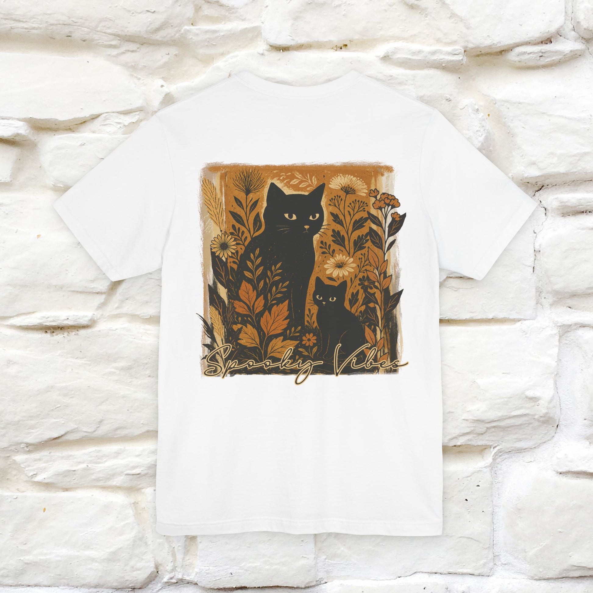 "Spooky Vibes" Cat T-shirt |Nunu&Miao Studio - Nunu&Miao Studio