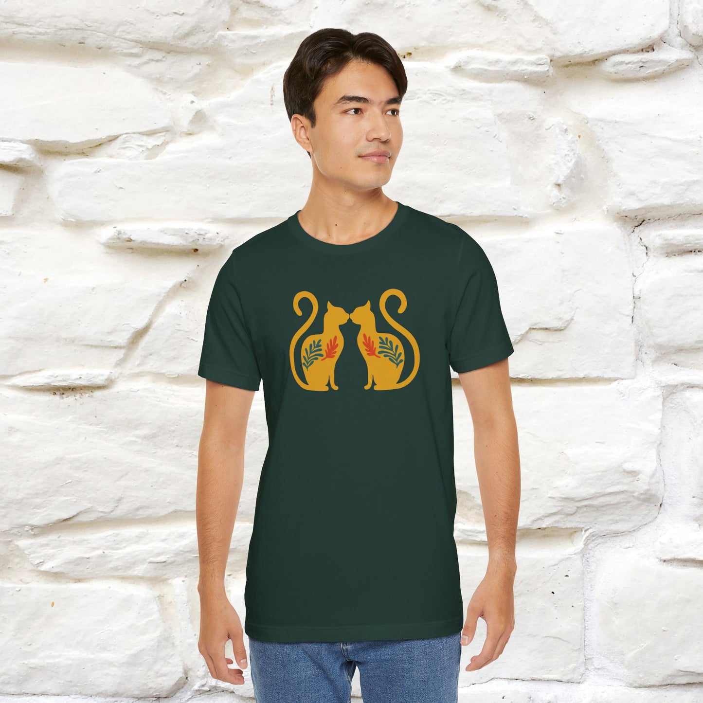 ''Power'' | Cat T-Shirt Front and Back Design | Nunu&Miao Studio - Nunu&Miao Studio