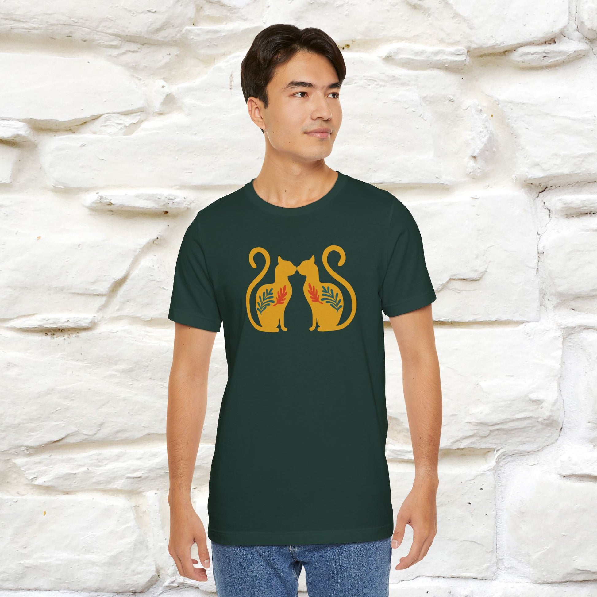 ''Power'' | Cat T-Shirt Front and Back Design | Nunu&Miao Studio - Nunu&Miao Studio